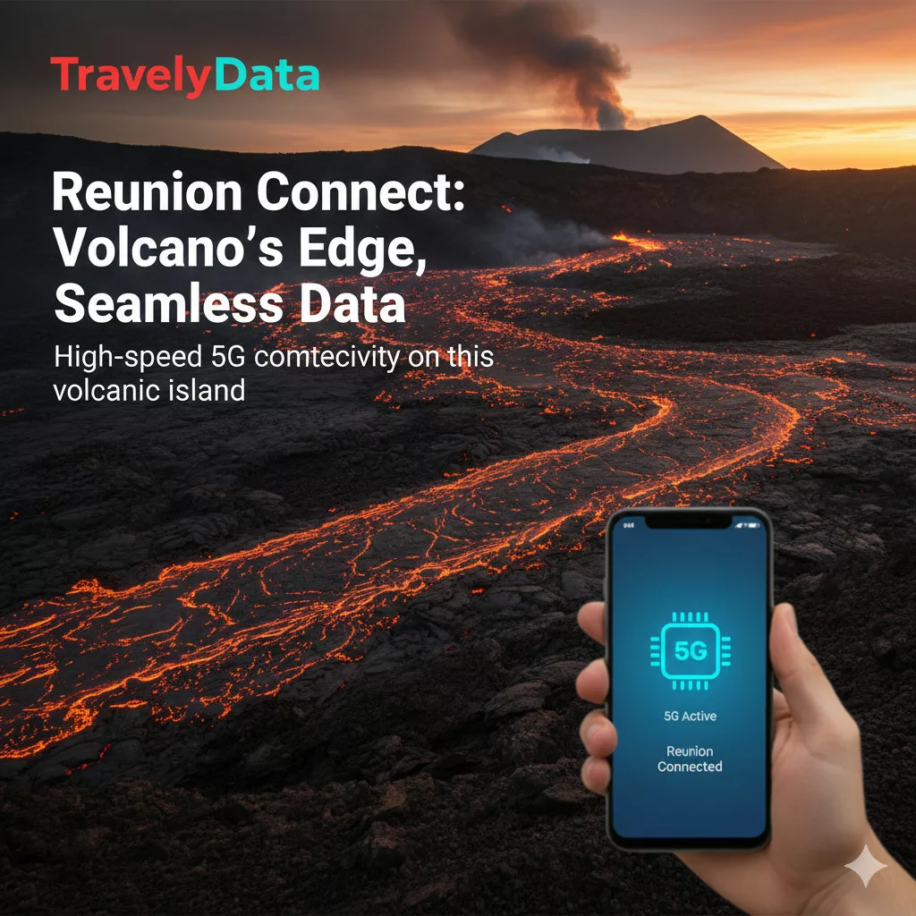 Reunion travel eSIM data card