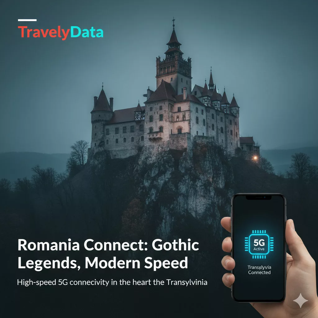 Romania travel eSIM data card