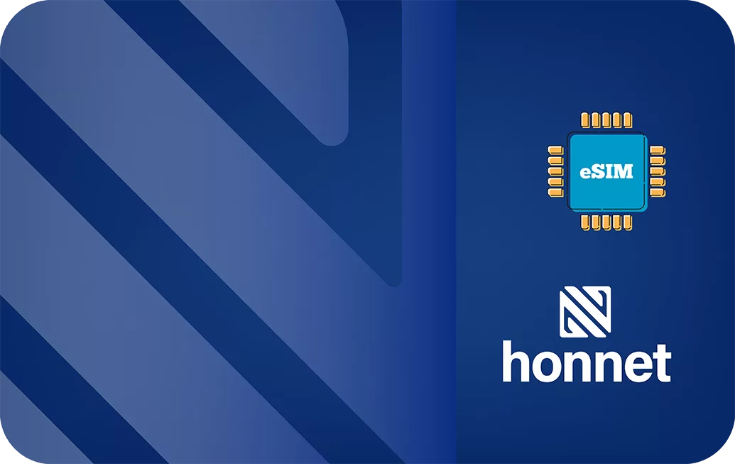 Honduras travel eSIM data card.