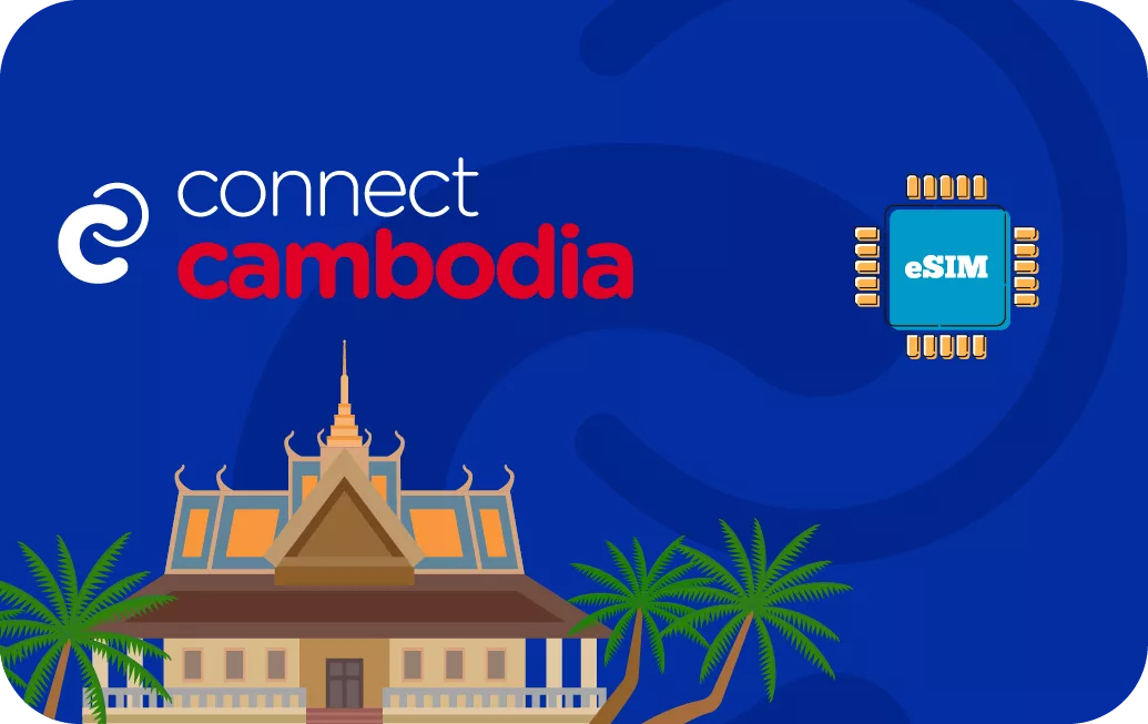 Cambodia travel eSIM data card