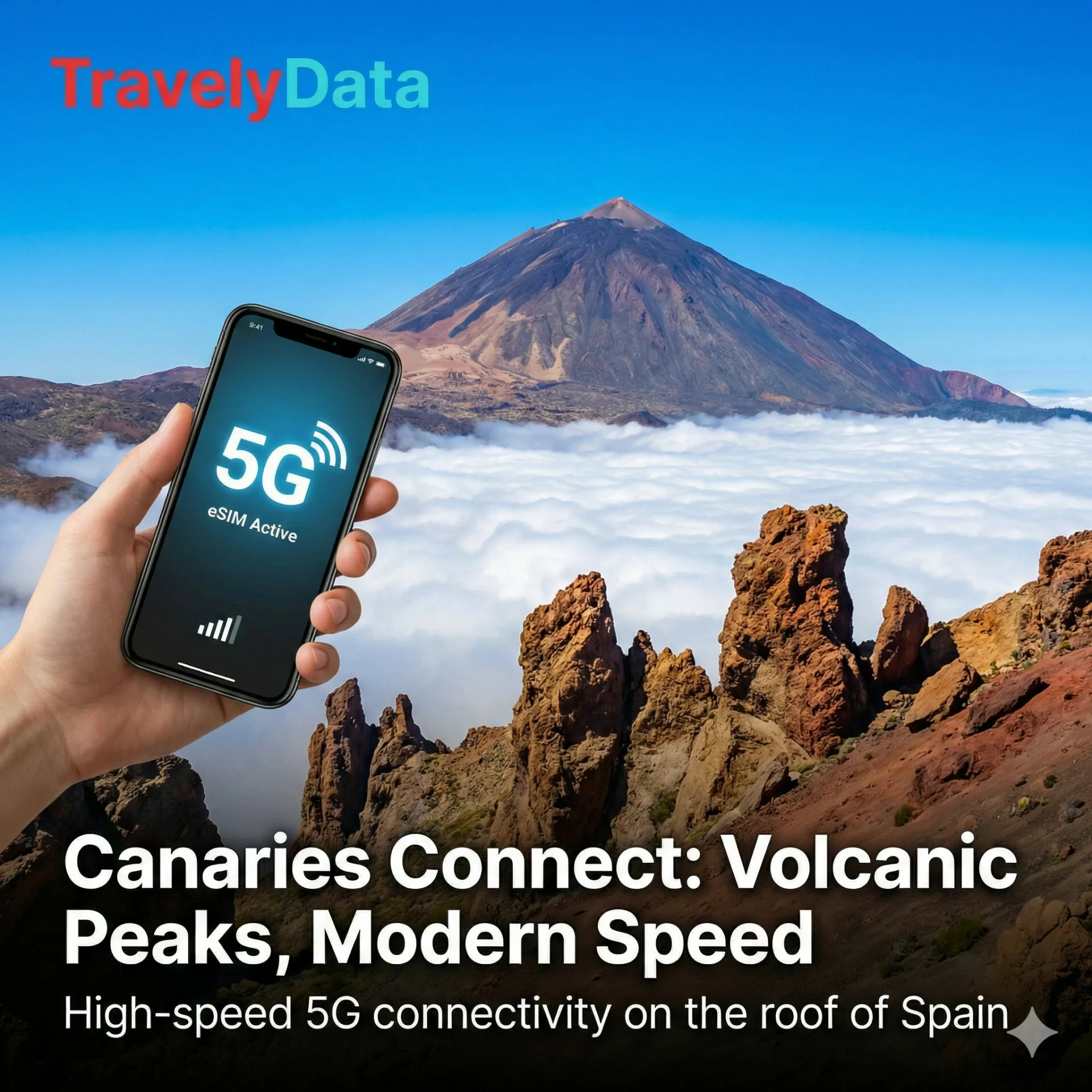 Canary Islands travel eSIM data card