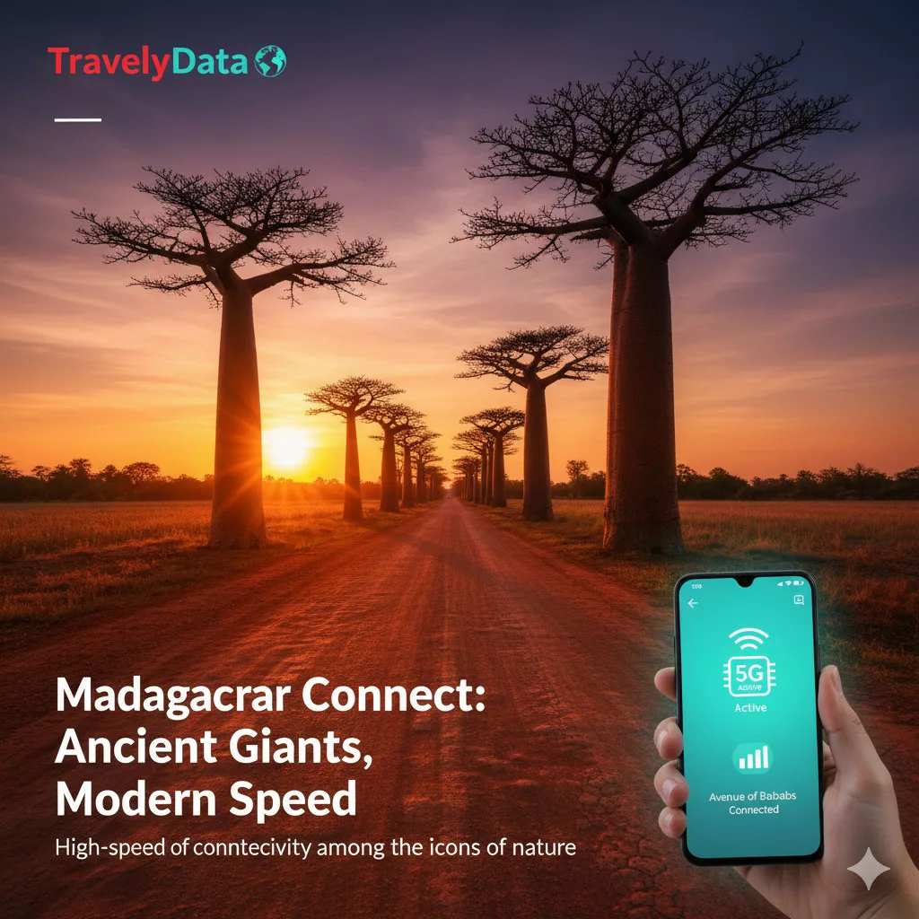 Madagascar travel eSIM data card