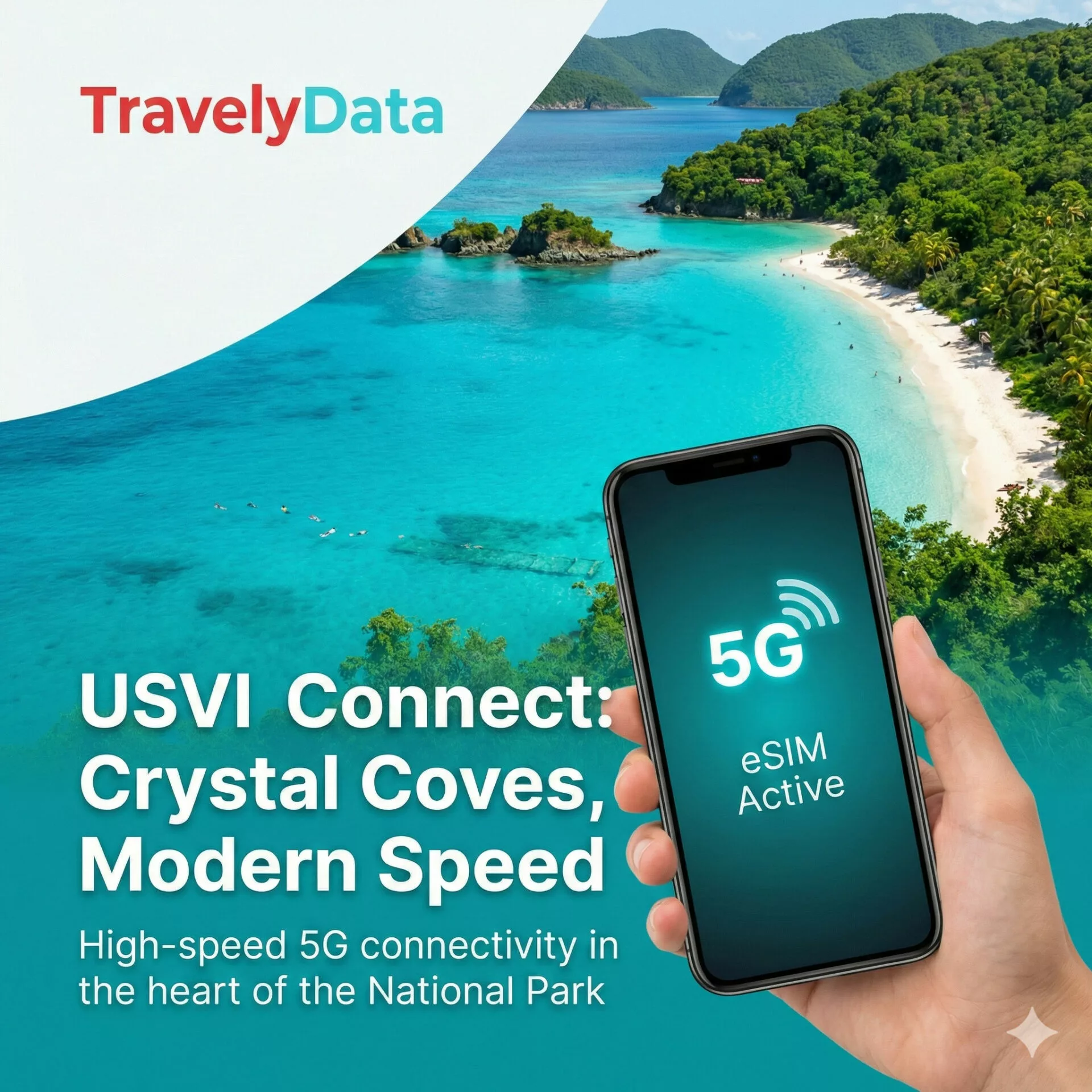 US Virgin Islands travel eSIM data card