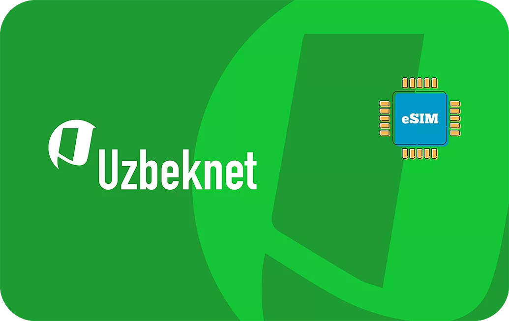 Uzbekistan travel eSIM data card