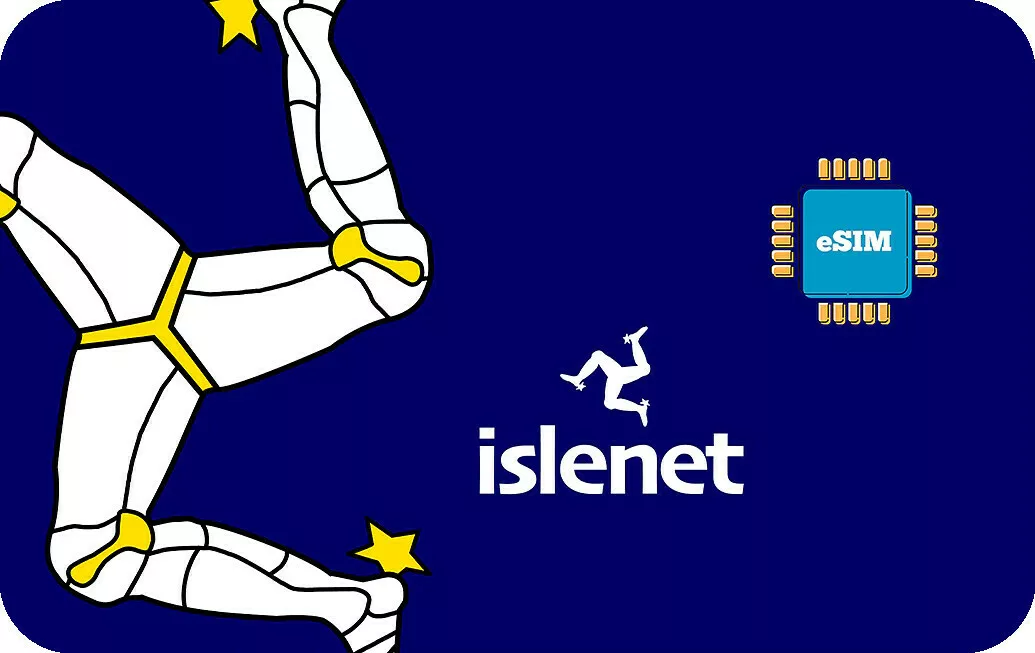 Isle of Man travel eSIM data card